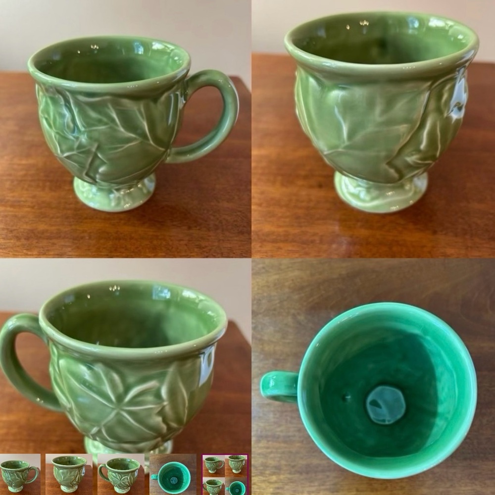 2 NWOT- FRANCISCAN II IVY MADE IN PORTUGAL BIG MUGS - Picture 2 of 7